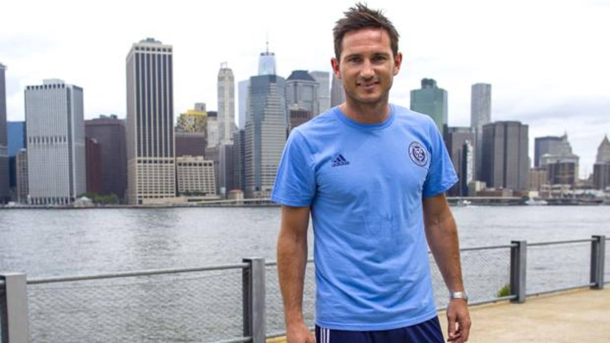 Lampard, durante su estancia en Estados Unidos