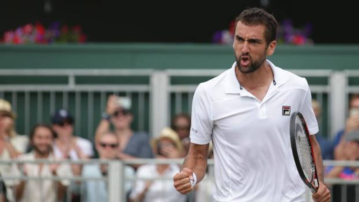 Marin Cilic tras derrotar a Querrey