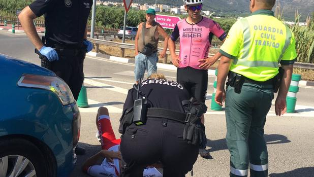 Ángel Vicioso y el triatleta Jesús Gomar, atropellados por un coche