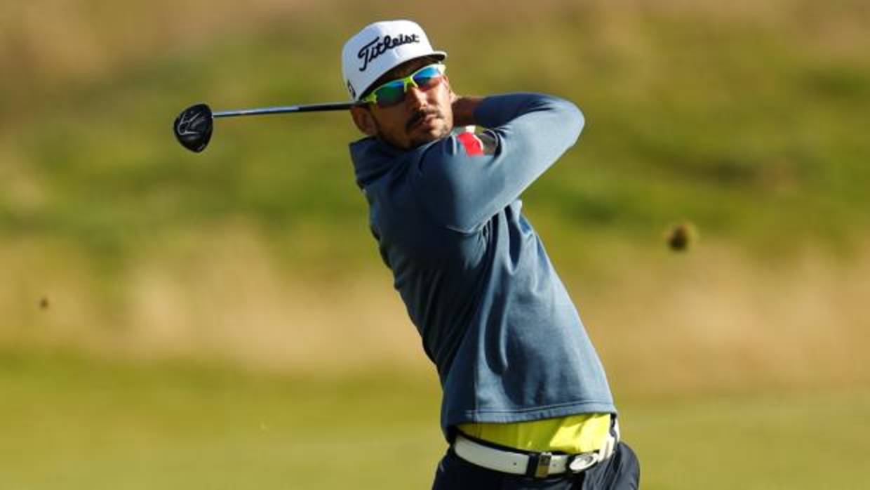 Rafa Cabrera, en la última jornada del Abierto de Escocia