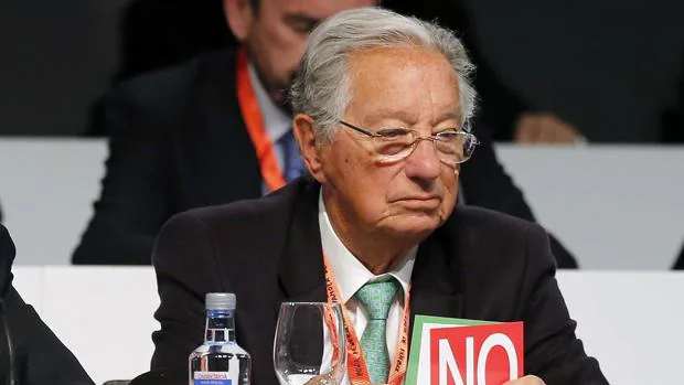 Juan Padrón, vicepresidente de la RFEF, en una imagen de marzo de 2016