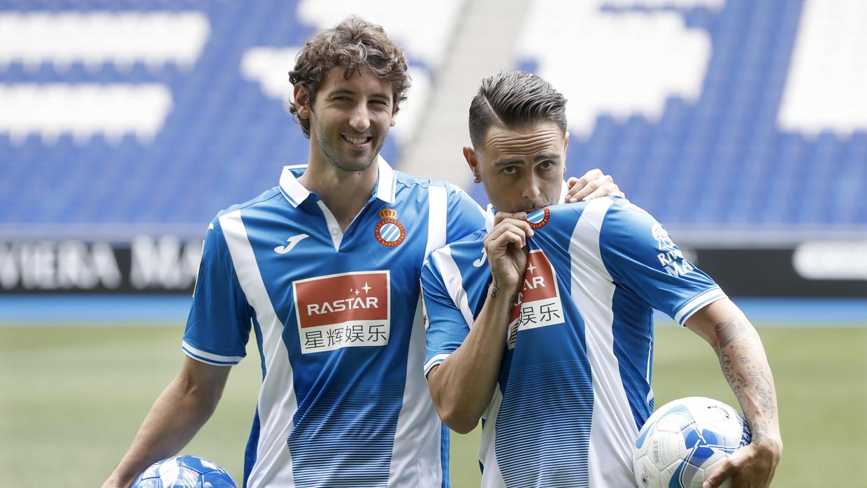 Esteban Granero celebra su gol con sus compañeros