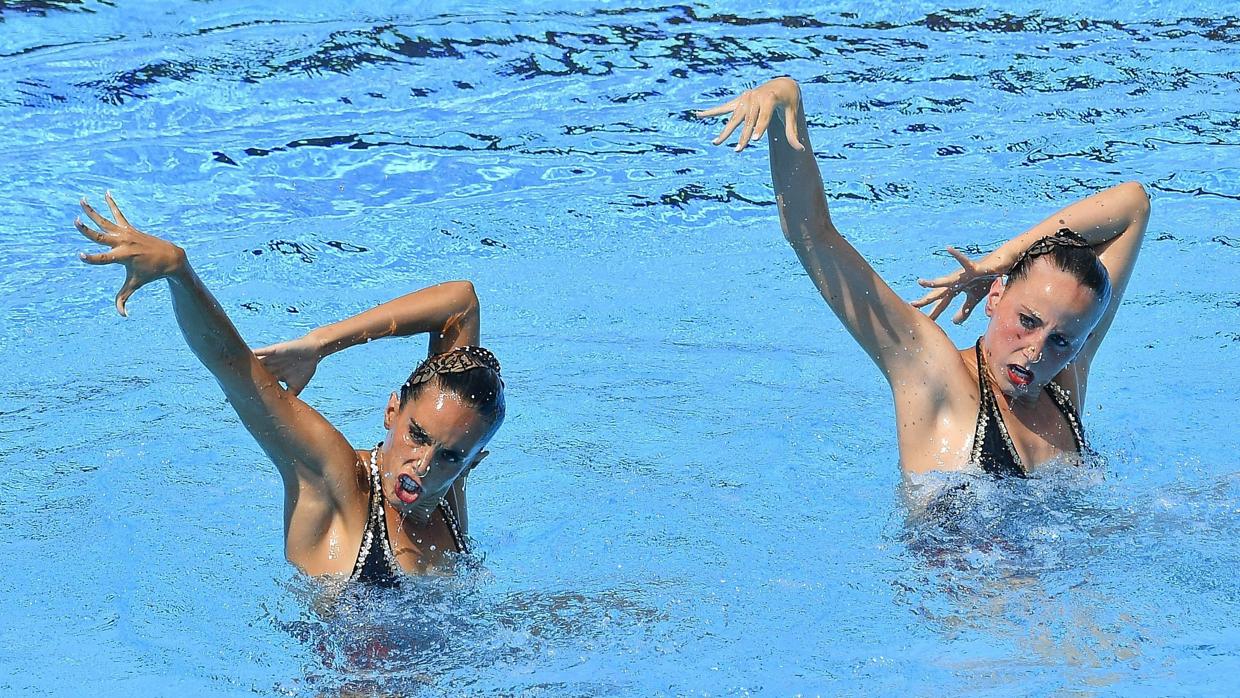 Ona Carbonell y Paula Ramírez en final del duo libre