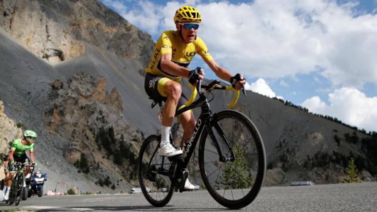 Froome, en el asceso del Izoard