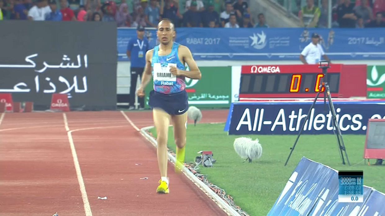 Adil Briami en la Diamond League de atletismo