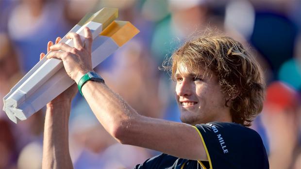 Zverev encoge a Federer