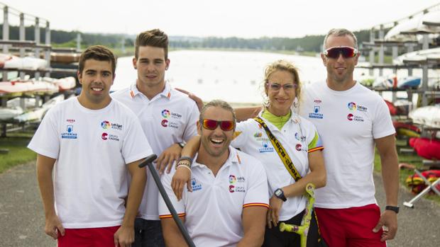 Cinco españoles abren mañana la competición de paracanoe en el Mundial