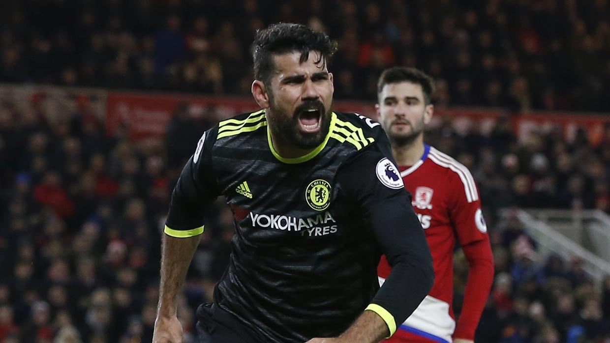 Diego Costa en el Riverside Stadium