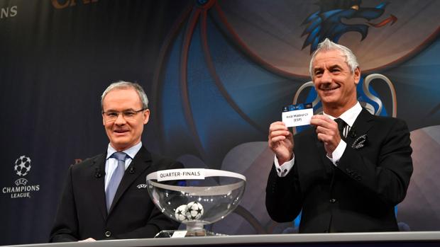 Así quedan los bombos del sorteo de la Champions