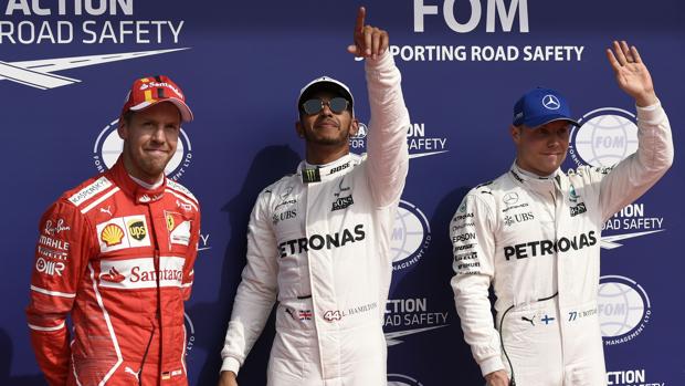 Hamilton iguala el récord de poles de Schumacher y saldrá primero