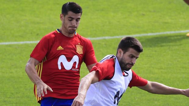 Morata: «Aunque me fastidie decirlo, jugar con un falso nueve es buena idea»