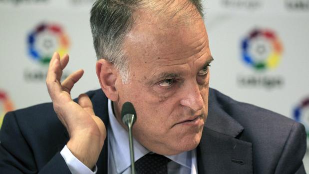 Tebas: «Si sigue el proceso independentista, los clubes catalanes no jugarían la liga»