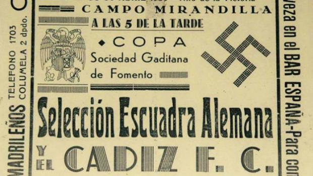 El día en que el Cádiz batió a la selección nazi de Hitler