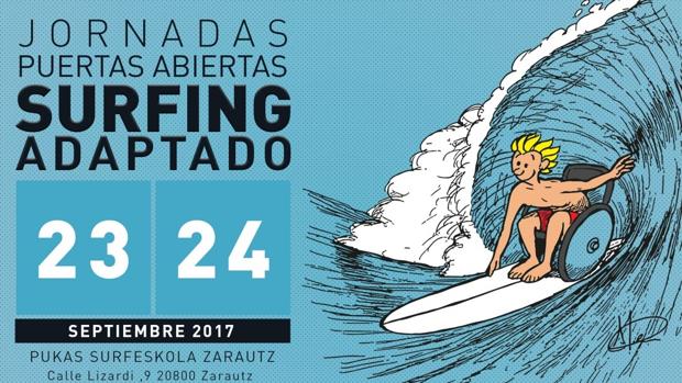 Primeras jornadas de Surfing Adaptado de Zarautz