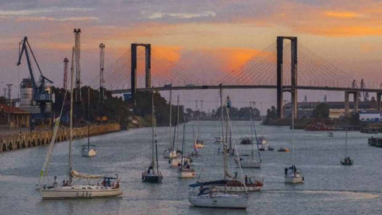El sábado, ascenso del Guadalquivir con 50 embarcaciones desde Sanlúcar
