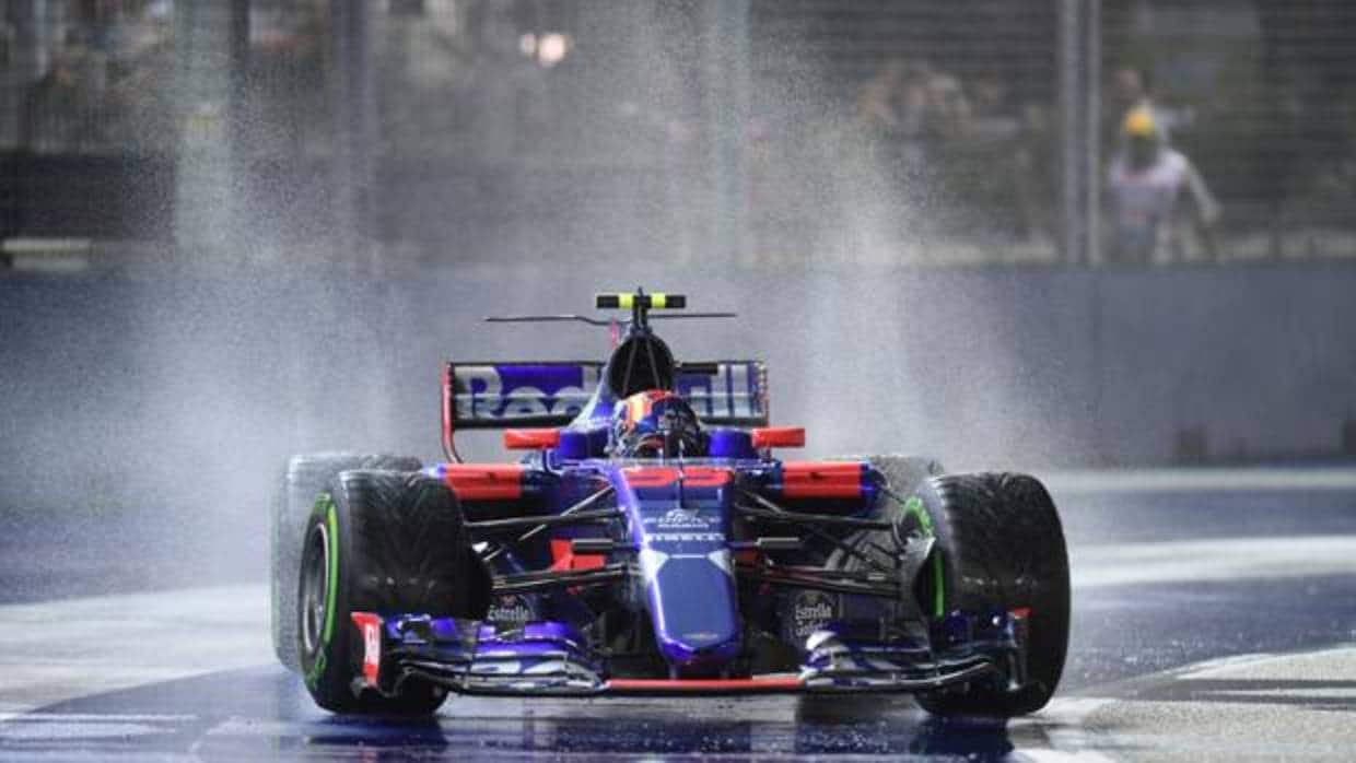 Carlos Sainz, durante el GP de Singapur