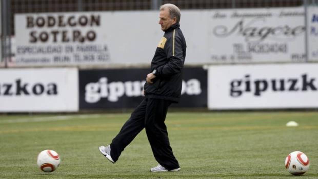 Mikel Sola, entrenador del Calahorra