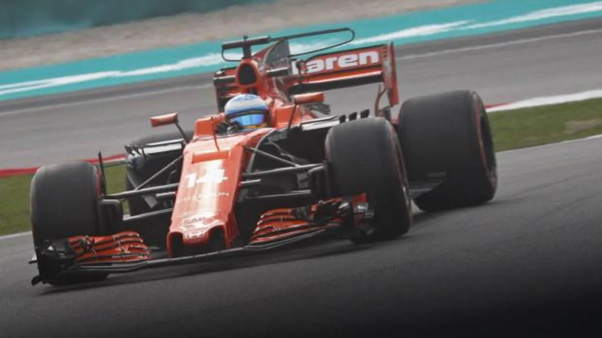 El McLaren de Fernando Alonso