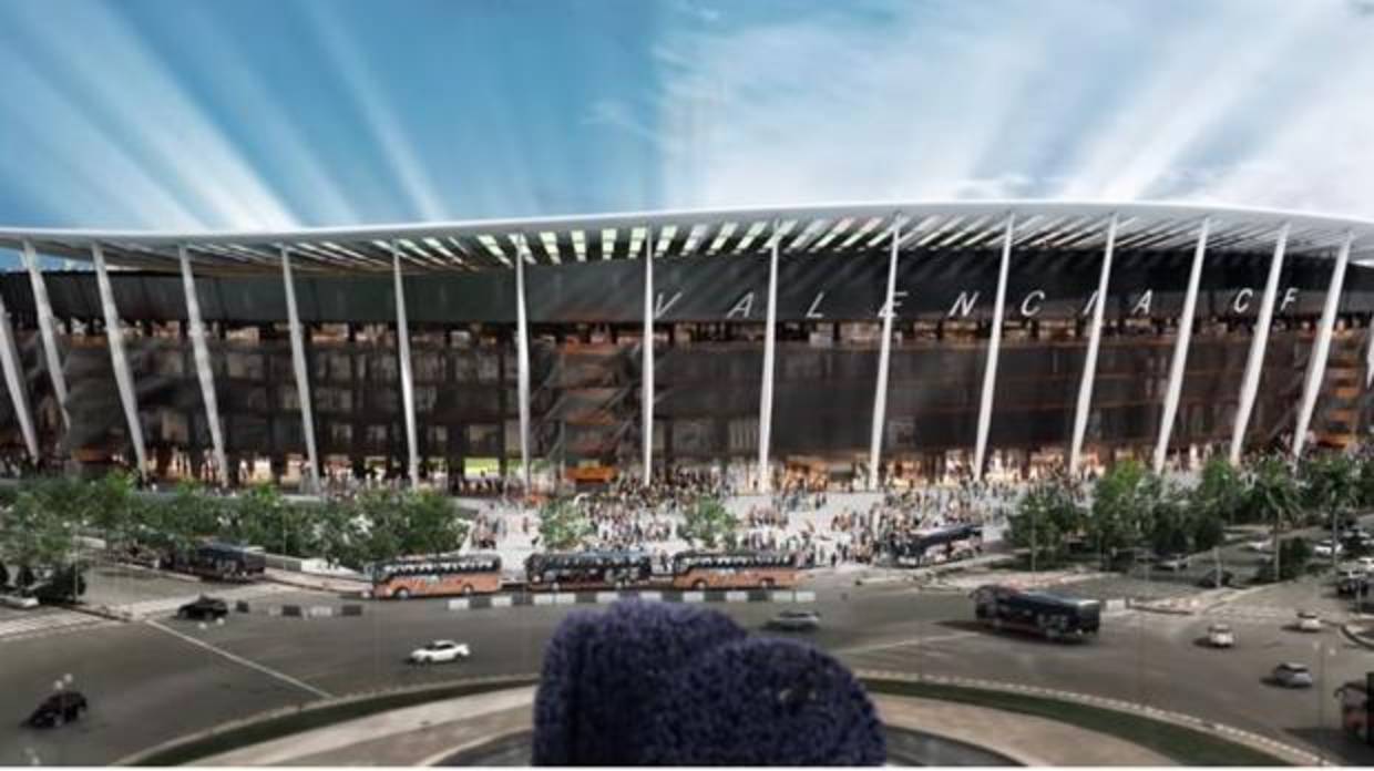 El Valencia enseña su renovado proyecto para el nuevo estadio