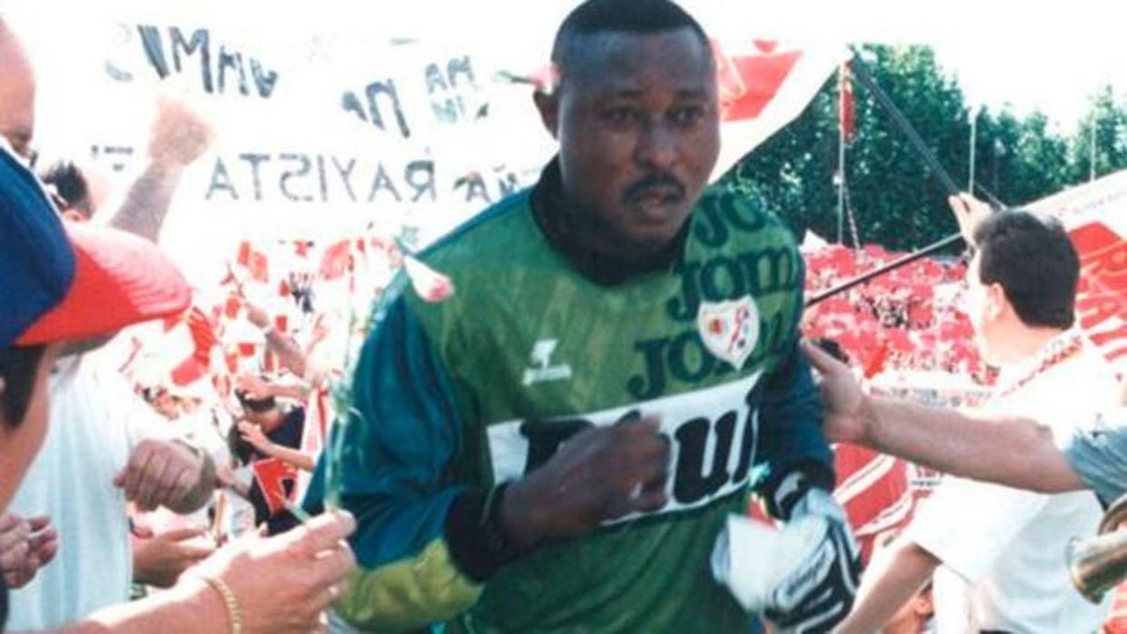 Wilfred, en el Estadio de Vallecas