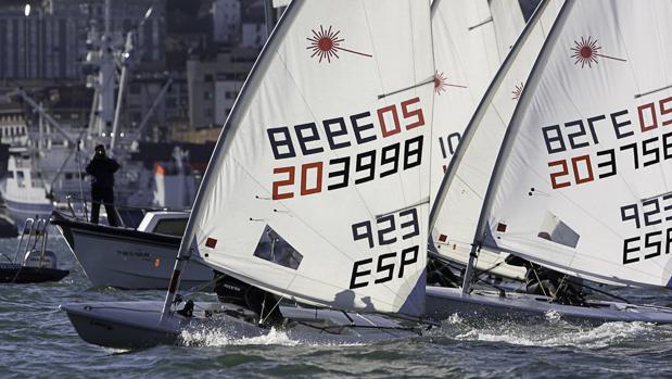 Tanis Rey-Baltar, ganador del Trofeo Presidente en la clase Laser 4.7