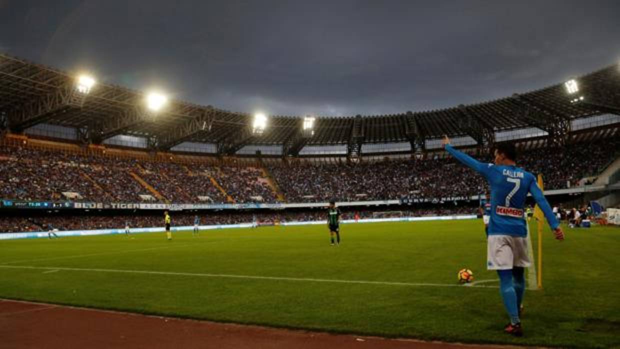 El espectacular gol olímpico de Callejón