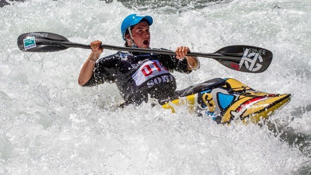 El español Quim Fontané, campeón del mundo de piragüismo de Estilo Libre