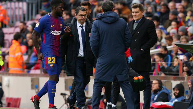 La lesión de Umtiti podría acelerar el fichaje de Yerri Mina en enero