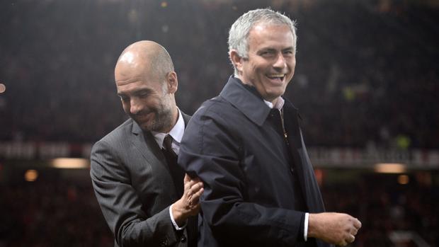 Mourinho y Guardiola reviven su rivalidad enfermiza en Manchester