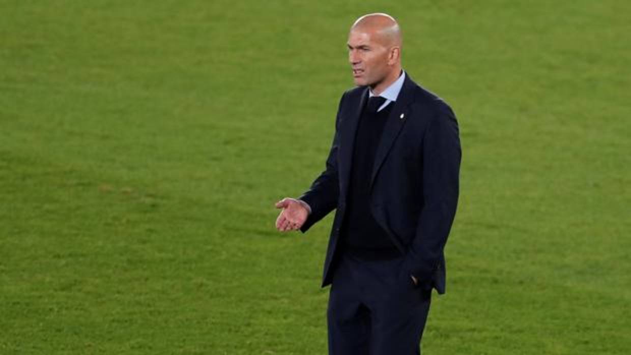 Zinedine Zidane, durante el partido