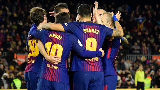 El Barcelona cabalga hacia la Liga