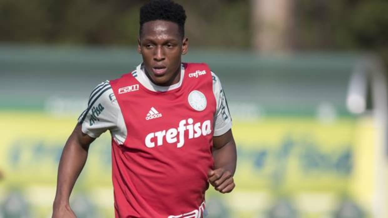 Yerri Mina, jugador del Palmeiras