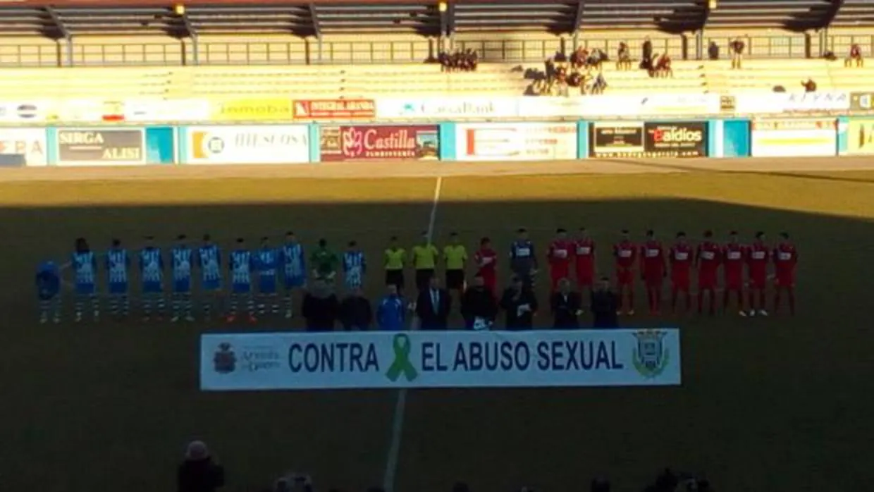 Un millar de personas, contra los abusos sexuales en el estadio de Aranda de Duero