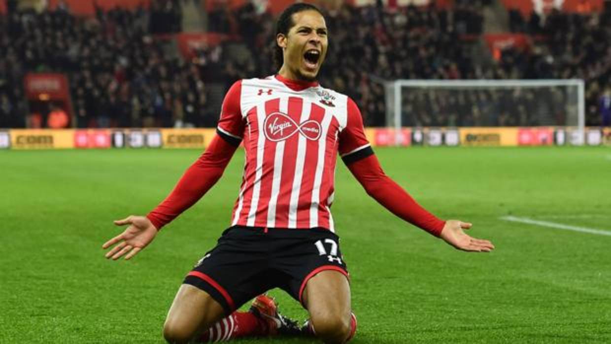 Virgil van Dijk, durante un partido del Southampton