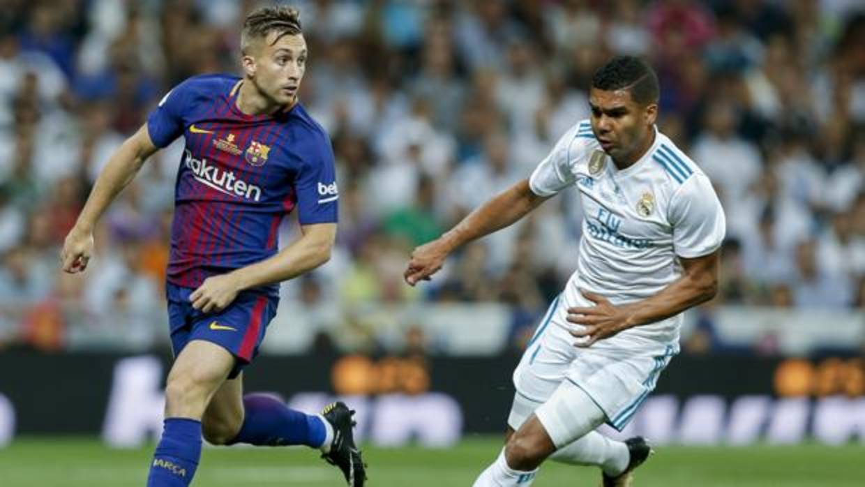 Deulofeu durante la última Supercopa de España