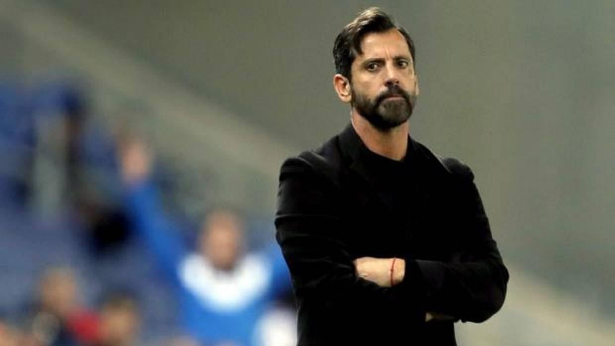 Quique Sánchez Flores durante el partido de Copa de Rey