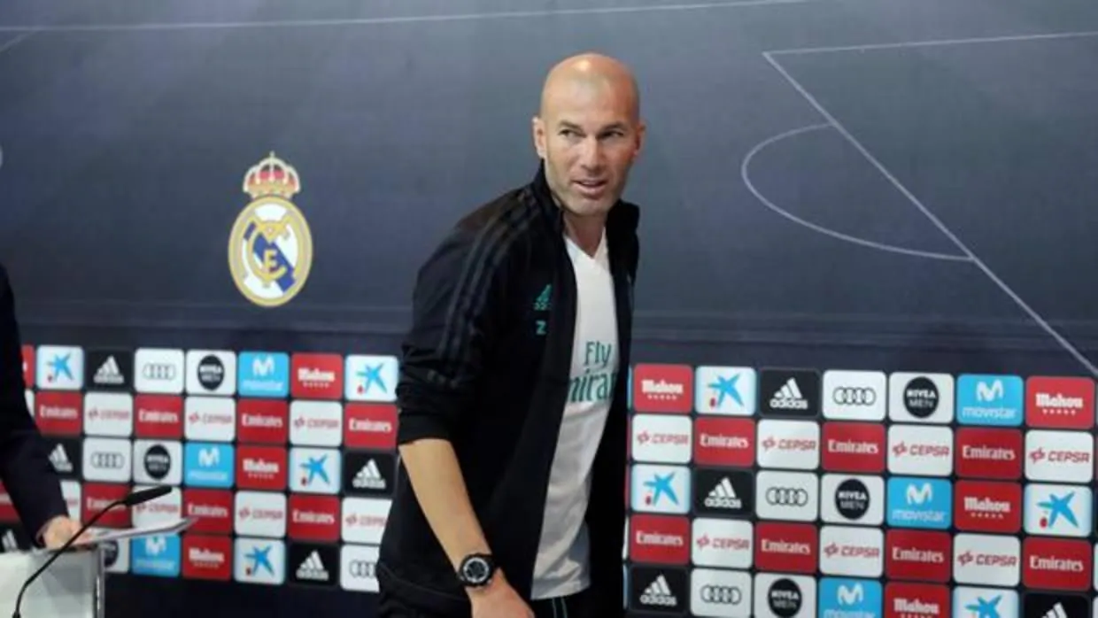 Zidane, una charla productiva en la cocina