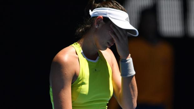 Garbiñe Muguruza, eliminada en segunda ronda del Abierto de Australia