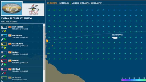 «The Best Skipper», ha superado la mitad del trayecto entre Cabo Verde y Martinica
