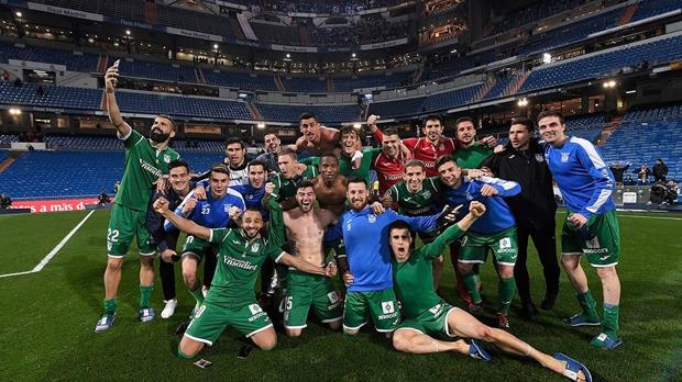 El fútbol modesto se vuelca con el Leganés tras su gesta en el Bernabéu