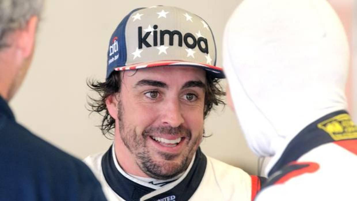 Fernando Alonso al término de la competición