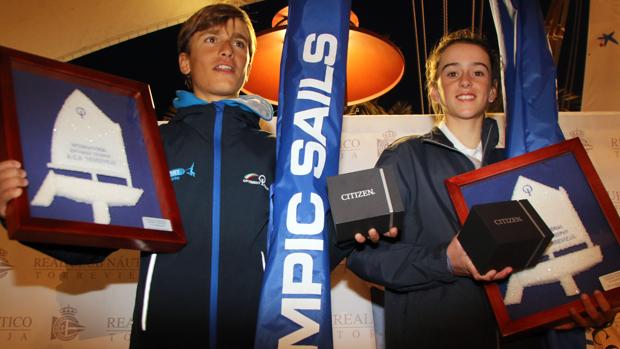 Marco Gradoni y María Perelló, campeones del Trofeo Euromarina Optimist Torrevieja