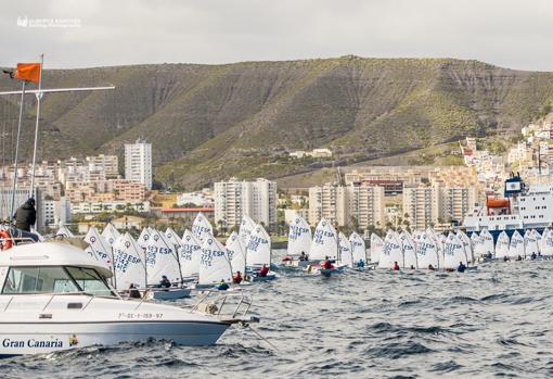 Javier Ojeda, campeón de la Copa de Canarias de Optimist