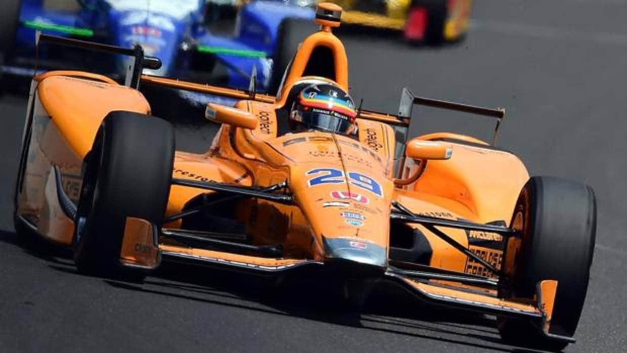 Alonso, al volante del McLaren-Andretti de Indianápolis