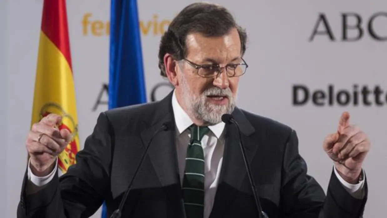 Mariano Rajoy, en el Foro ABC el pasado 8 de febrero