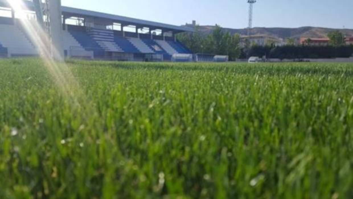 Estadio Uva Monastrell, el campo donde juega el Jumilla sus partidos de Segunda B