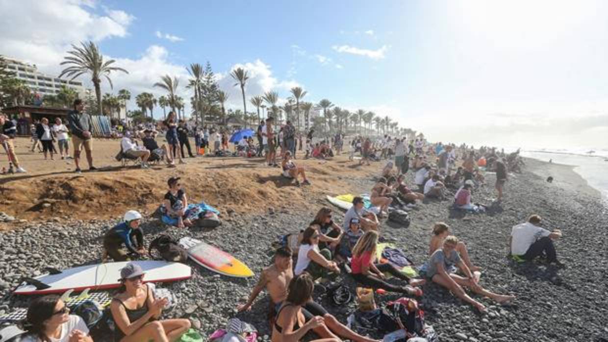 Éxito sin precedentes en el regreso a Canarias de la World Surf League