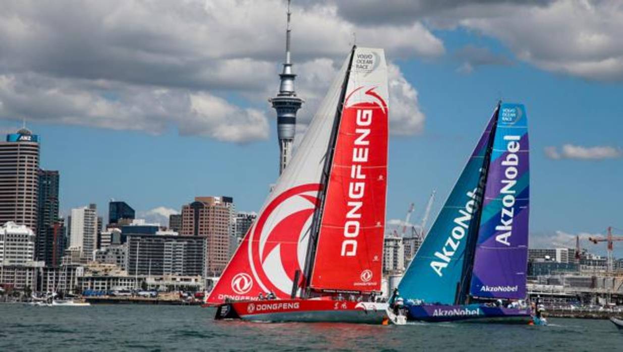 «Dongfeng» se impuso en la costera de Auckland tras una gran remontada