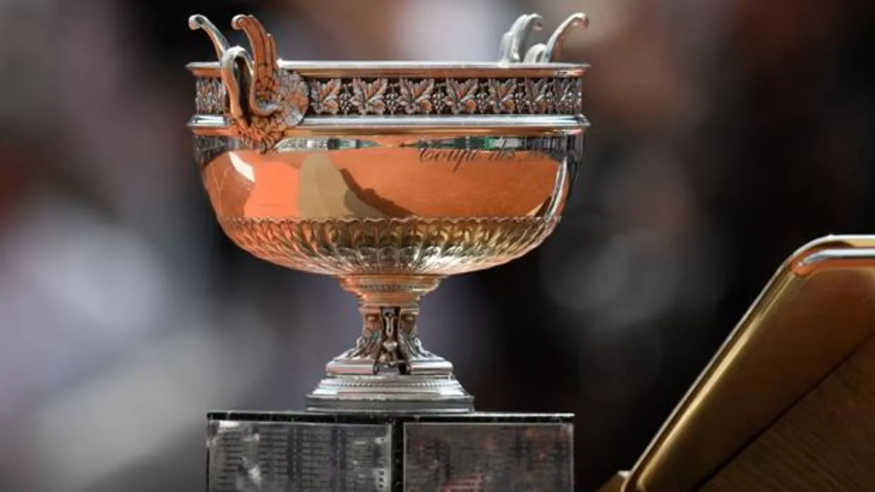 El trofeo de Roland Garros