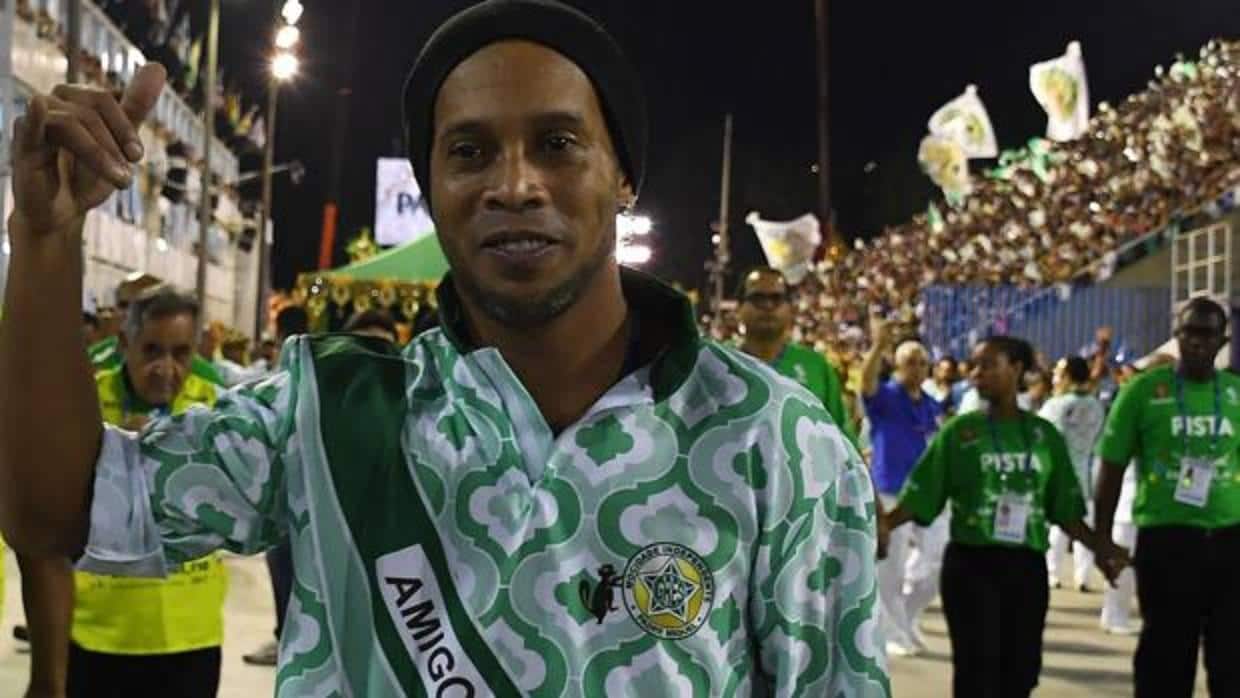Ronaldinho durante un acto en Brasil el año pasado